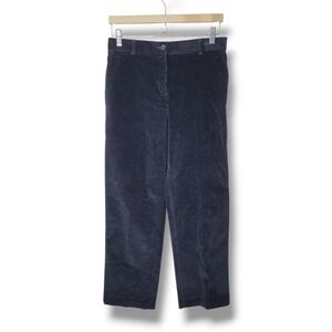 LL Bean Black Corduroy Pants Classic Fit Women's 8P